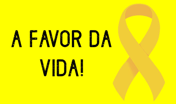 setembro amarelo a favor da vida