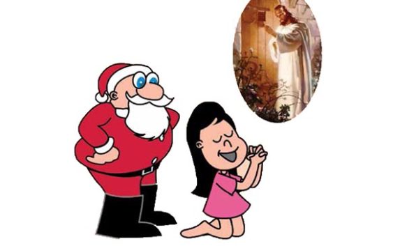 Papai Noel e Jesus
