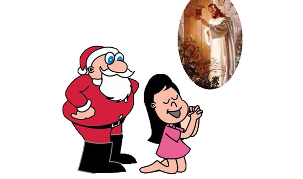 Papai Noel e Jesus